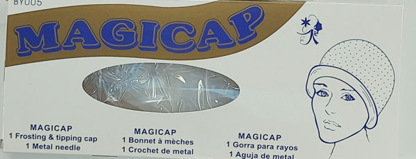 תמונה של כובע פסים סיליקון MAGICAP +מסרגה